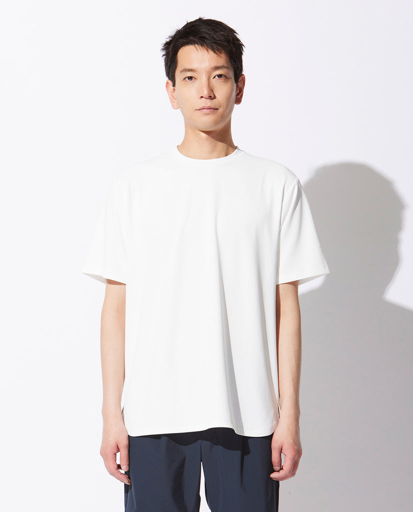 047_KK 和紙糸ラウンドヘムTシャツ (スノーホワイト) – K-3B OFFICIAL SITE