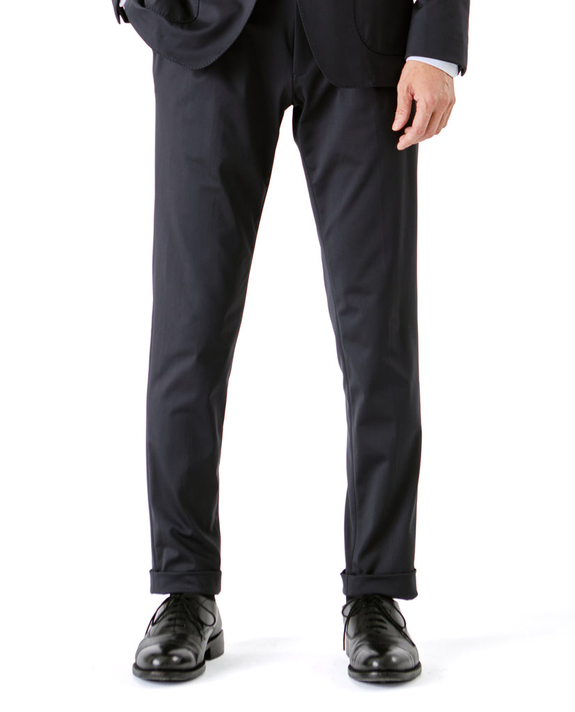 179_N 24HR-WEARABLE JAPAN MADE ドレスパンツ (ブラック) – K