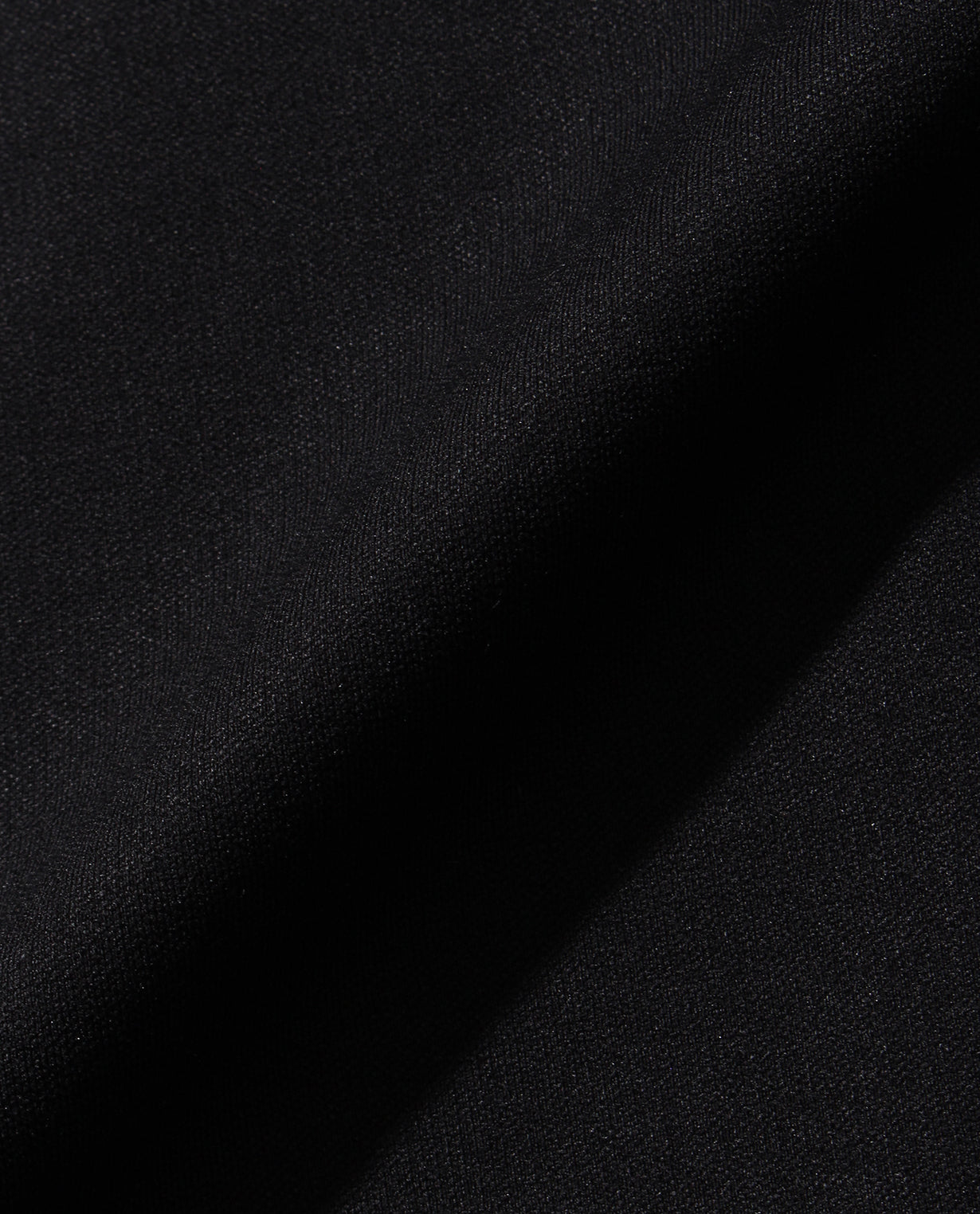 Black ■ 668_QX Wool double face full zip track jacket
