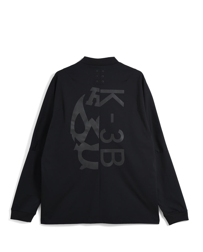 K-3B x Russeluno BIG LOGO LS MOCKNECK (ブラック) – K-3B OFFICIAL SITE