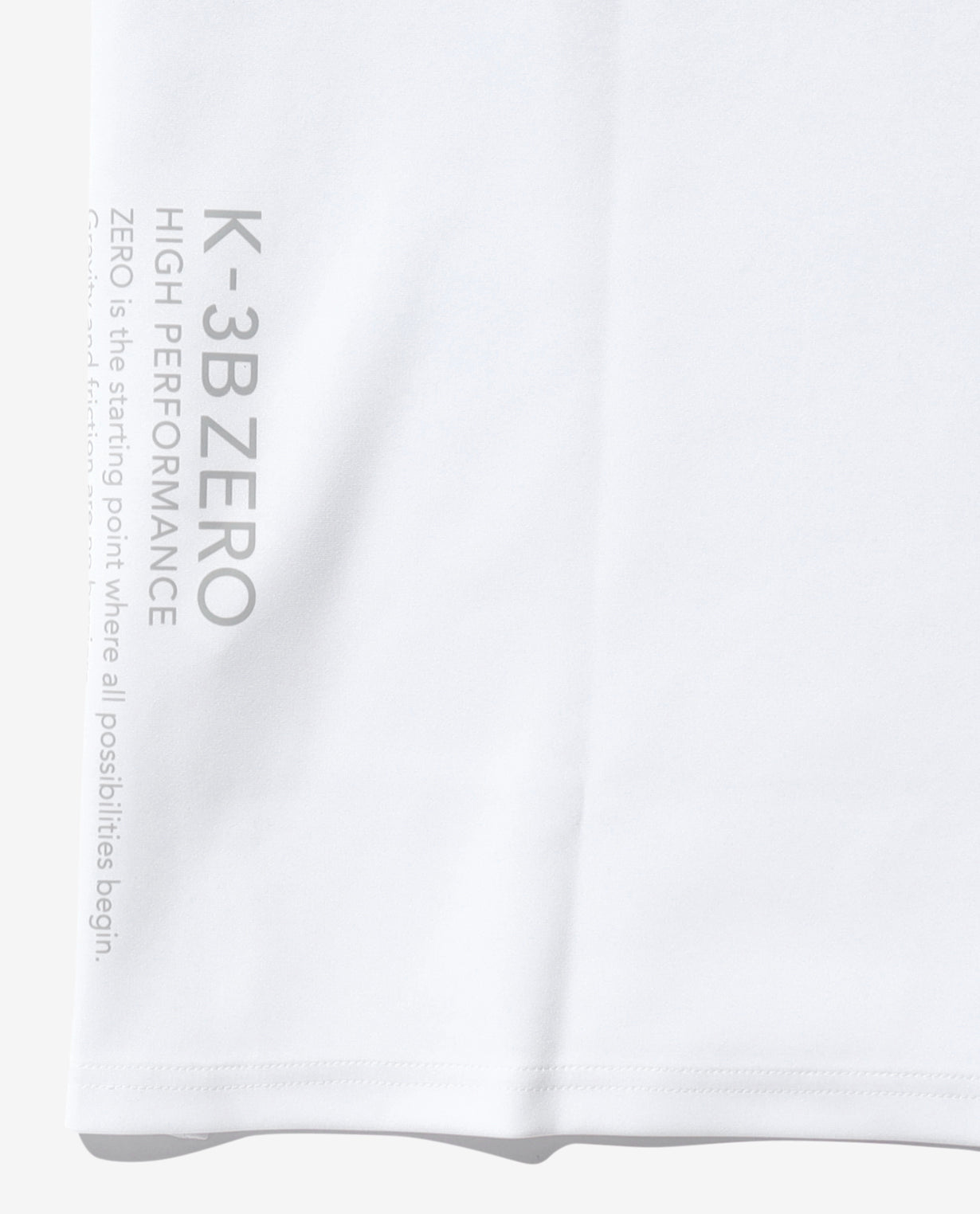White ■ 0_302_D Cardboard short-sleeved mock neck T-shirt