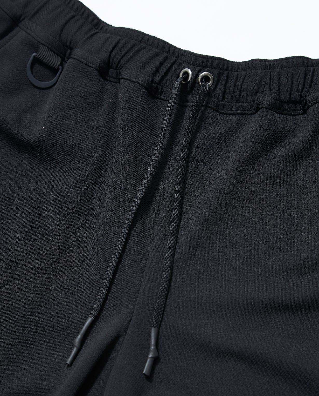 Black x Black ■ 115_G Recycled Yarn Mesh Graphic Jogger Pants