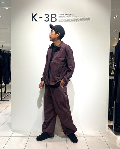 「THE STAFF EDIT L-FABRIC / RUSTIC BROWN」コーデ2
