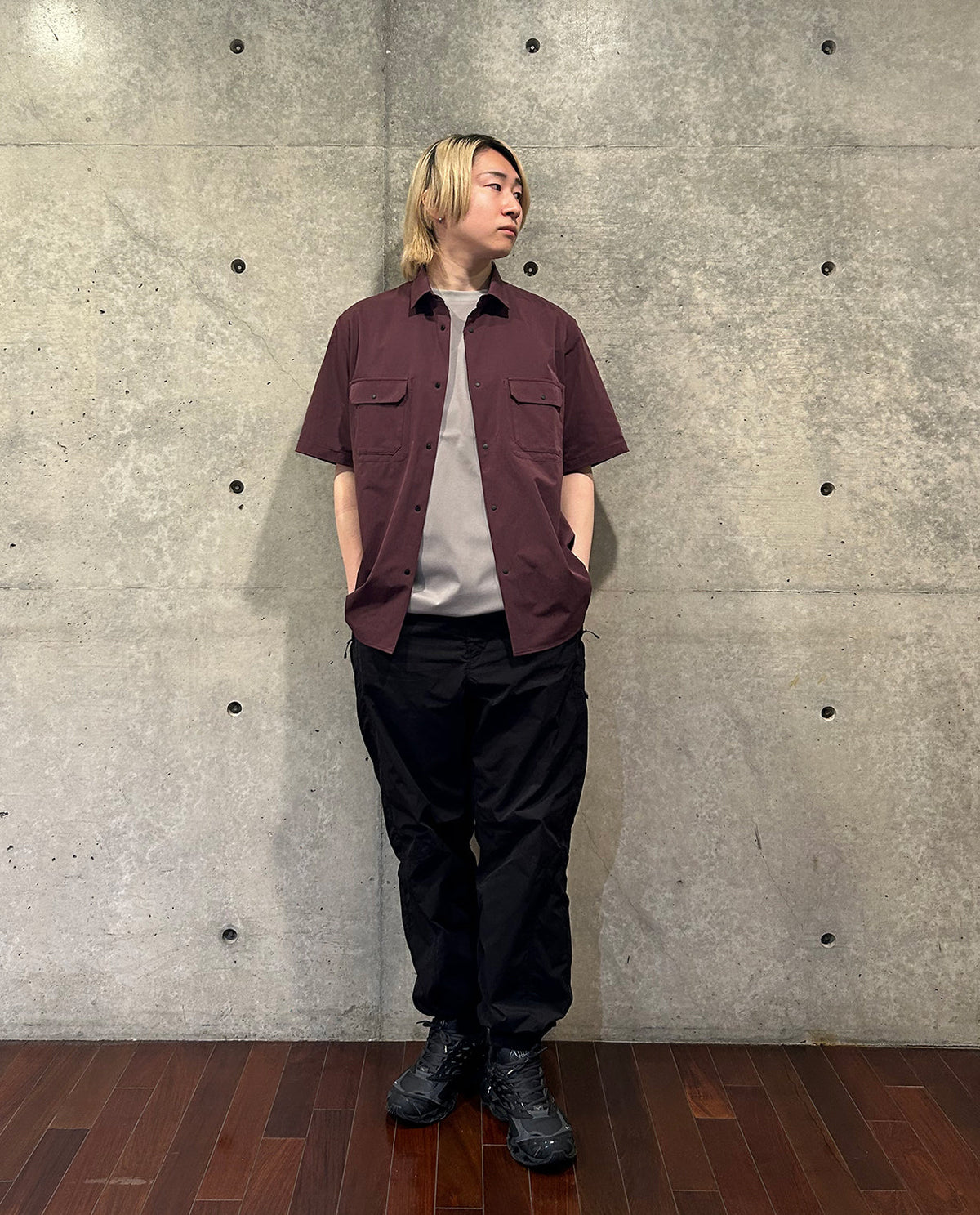 「L FABRIC SELECTED BY STAFF」コーデ3
