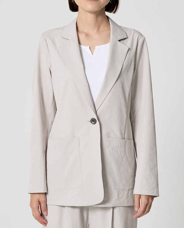 Stone Gray 0001_L Vintage Stretch Tailored Jacket