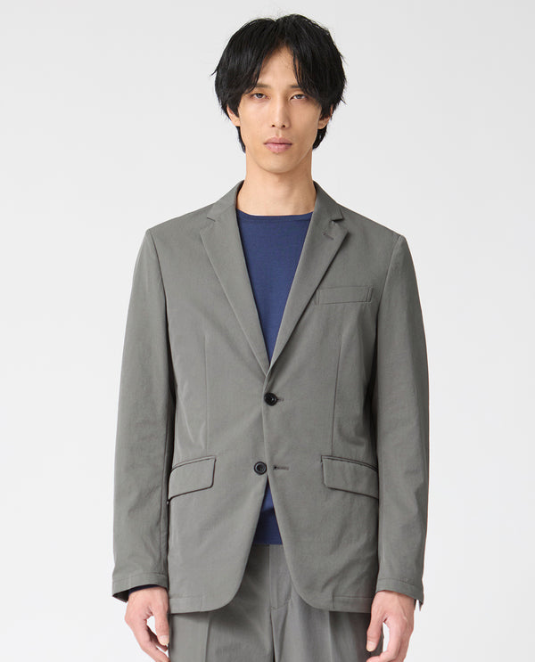 Steel Gray ■ 002_L Vintage Stretch Tailored Single Jacket