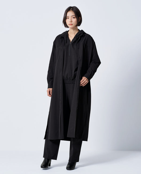 Black ■ 0205_L Vintage stretch shirt dress