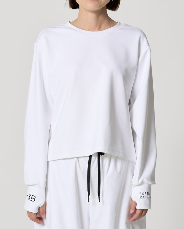 White ■ 0311_D Wristband T-shirt Sweatshirt