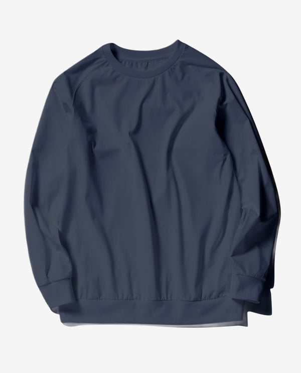 036_YG_E 長袖グラフィックTシャツ (カーボンネイビー)