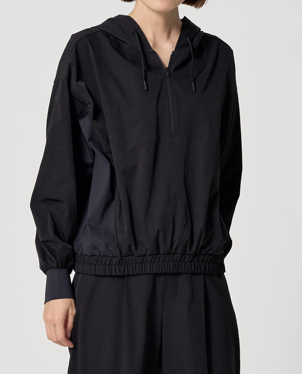 Black ■ 0613_L Vintage stretch hoodie