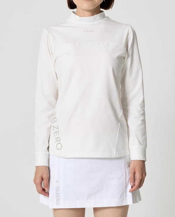 White ■ 0_0611_I Ultimate Stretch Warm Mock Neck