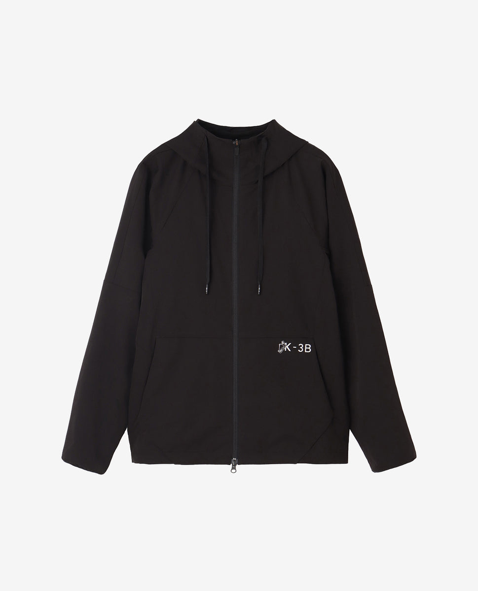 K-3B x Russeluno ZIPUP HOODIE (ブラック) – K-3B OFFICIAL SITE