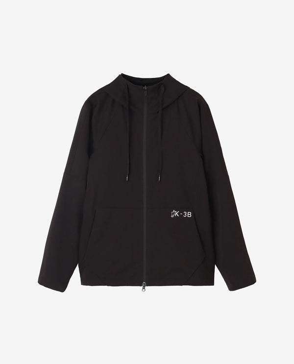 K-3B x Russeluno ZIPUP HOODIE (ブラック)