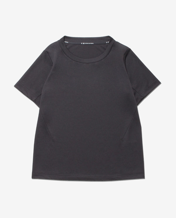 Black ■ 0310_K Washi yarn just fit crew neck T-shirt