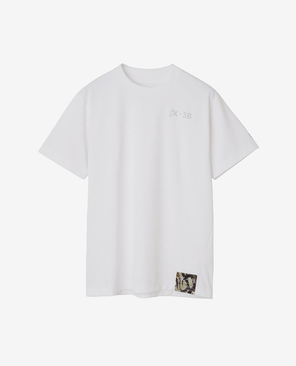 K-3B x Russeluno CREWNECK TEE (ホワイト)