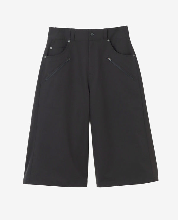 1010_L ヴィンテージストレッチバギーショーツ (ブラック)