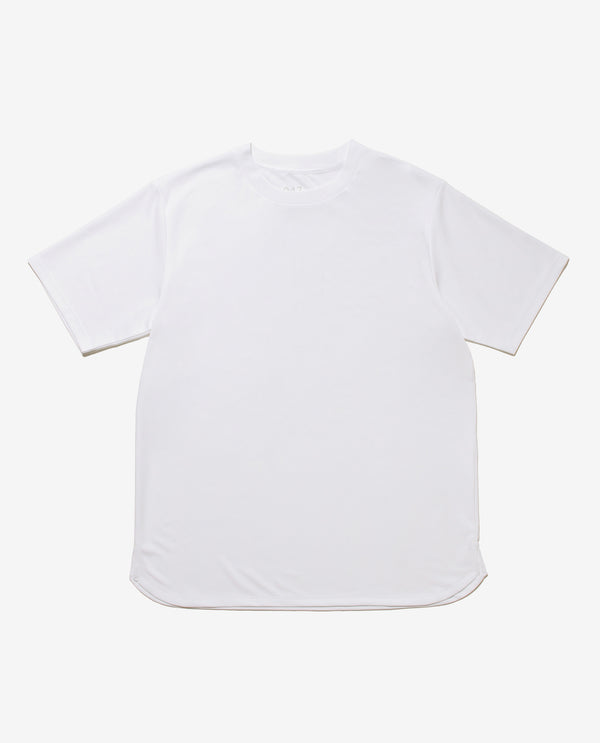 スノーホワイト■047_KG_OS 和紙糸ラウンドヘムTシャツ オンライン限定グラフィック