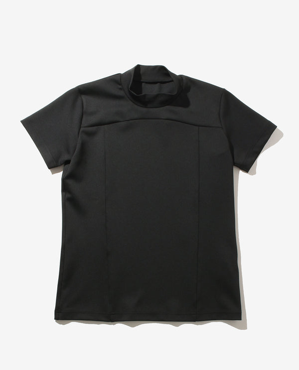0_0309_D ダンボールモックネックTシャツ (ブラック)