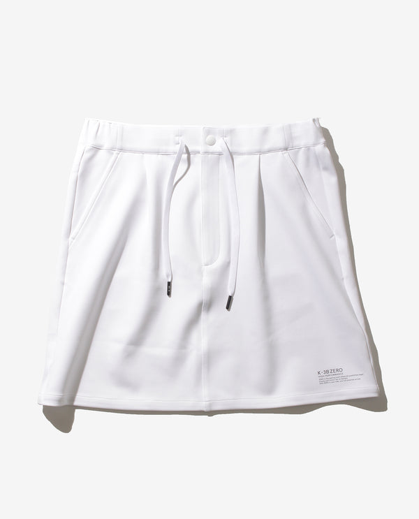 White ■ 0_1003_D Cardboard knit skirt