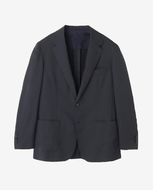 009_AR エアリー JAPAN MADE テーラードシングルジャケット (ミッドナイトネイビー)