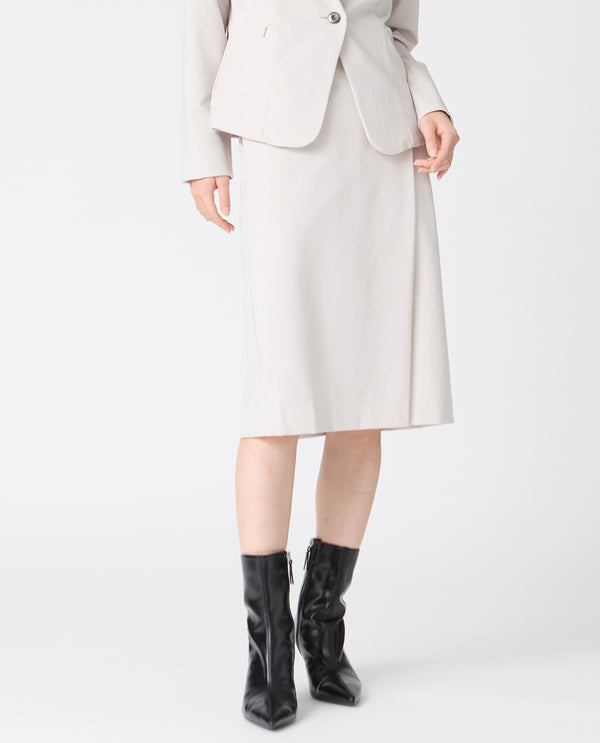 1032_N 24HR-WEARABLE ドレススカート (ストーングレー)