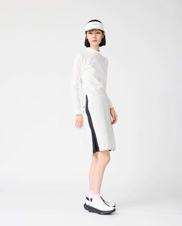 0_1033_R Octa®アクティブストレッチスリムスカート (ストーンホワイト)