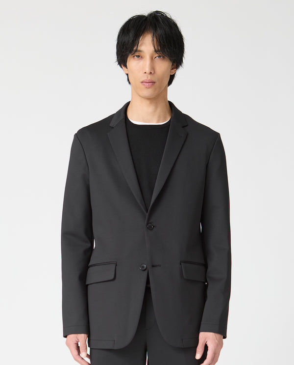 001_D ダンボールニットジャケット (ピュアブラック)