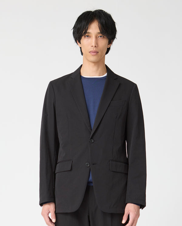 Black ■ 002_L Vintage stretch tailored single jacket