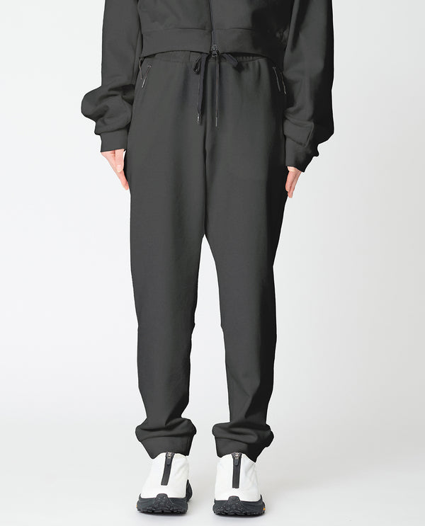 0_1031_QX ウールダブルフェイス アクティブジョガー(ブラック)