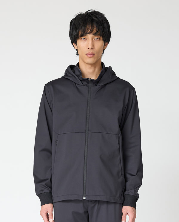 443_N 24HR-WEARABLE カッティングパーカー (ブラック)
