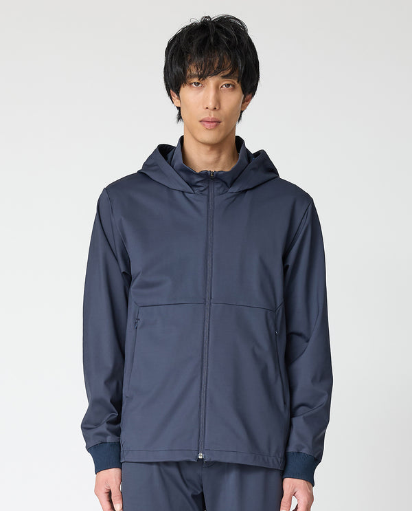 443_N 24HR-WEARABLE カッティングパーカー (カーボンネイビー)