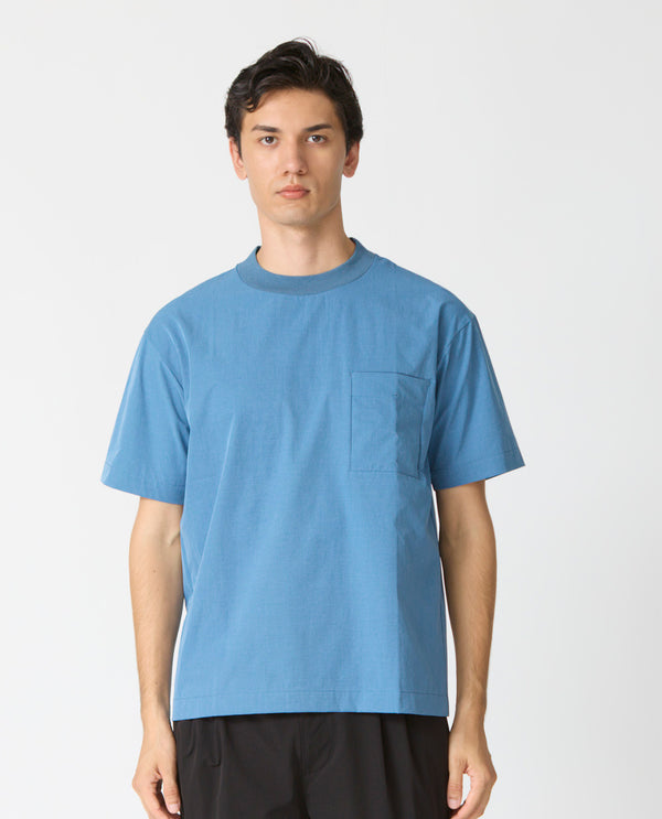 0_347_L ヴィンテージストレッチ Tシャツ (エレメントブルー)