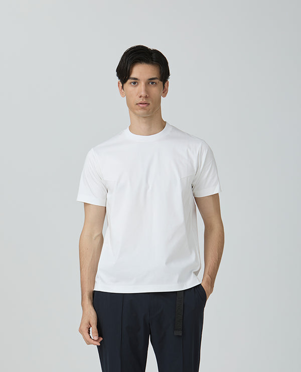 334_WW シルケット テーラリングTシャツ レギュラーフィット (スノーホワイト)