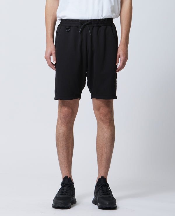 Black ■ 152_G Recycled Yarn Mesh Graphic Shorts
