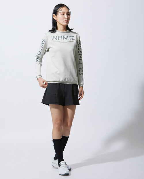 Black ■ 0_1004_D Cardboard knit shorts