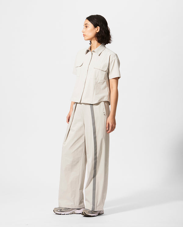 Stone Gray ■ 1005_L Vintage Stretch Line Wide Pants