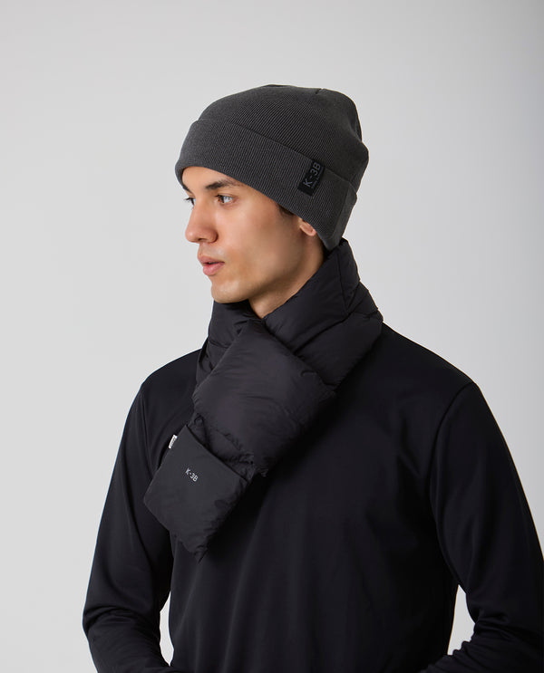 913_F NANGA×K-3B アルティメットライト ダウンマフラー (ブラック)