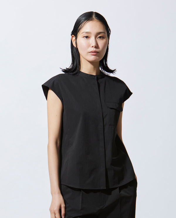 Black ■ 0302_L Sleeveless blouse