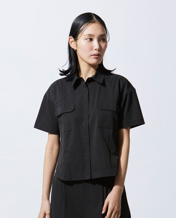 Black ■ 0306_L Short-sleeved blouse