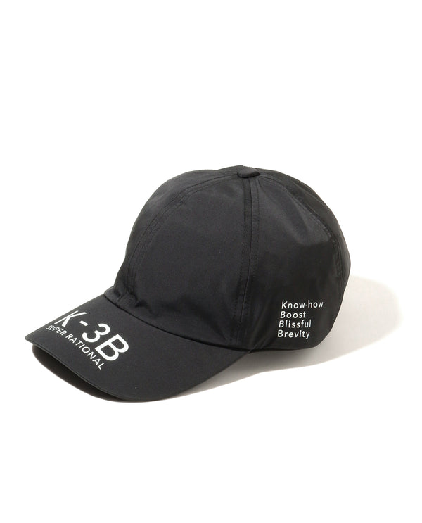 903_M3L レインシェル ローキャップ (ブラック×ホワイト) 【MENS SIZE】