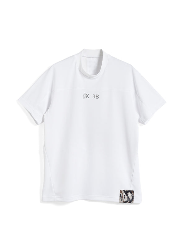K-3B x Russeluno LOGO SS MOCKNECK (ホワイト)