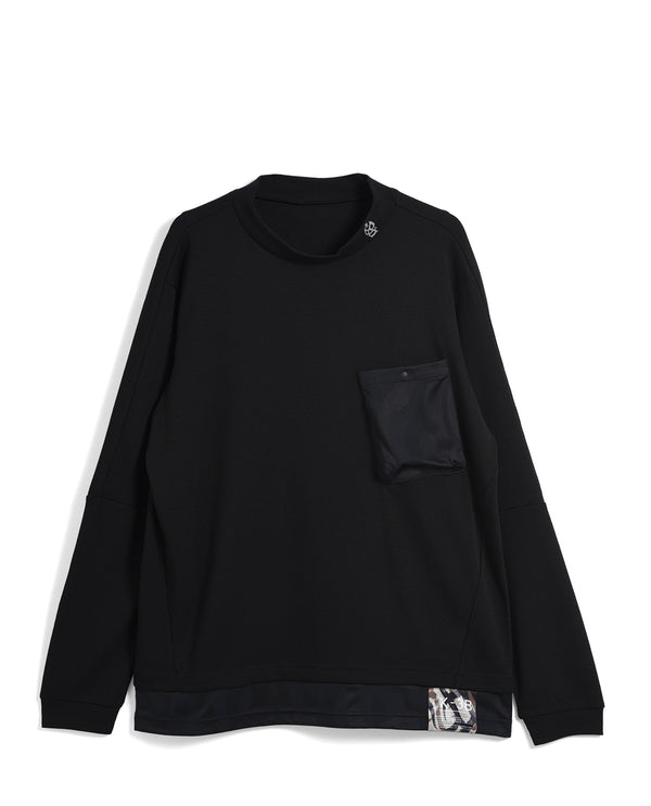 K-3B x Russeluno LAYERD LS MOCKNECK (ブラック)