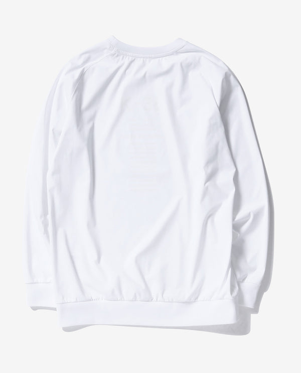 036_YG_E 長袖グラフィックTシャツ (ホワイト)