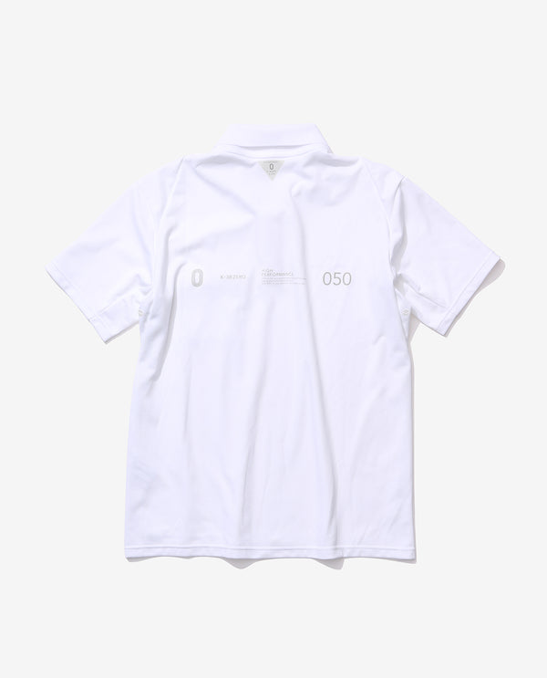 [SALE!] ■White 0_050_EG Graphic Active Polo Shirt