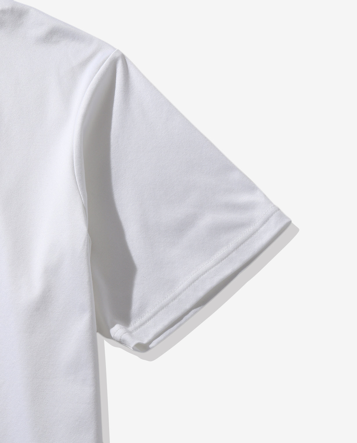 ■ホワイト 037_W スムースコットンTシャツ