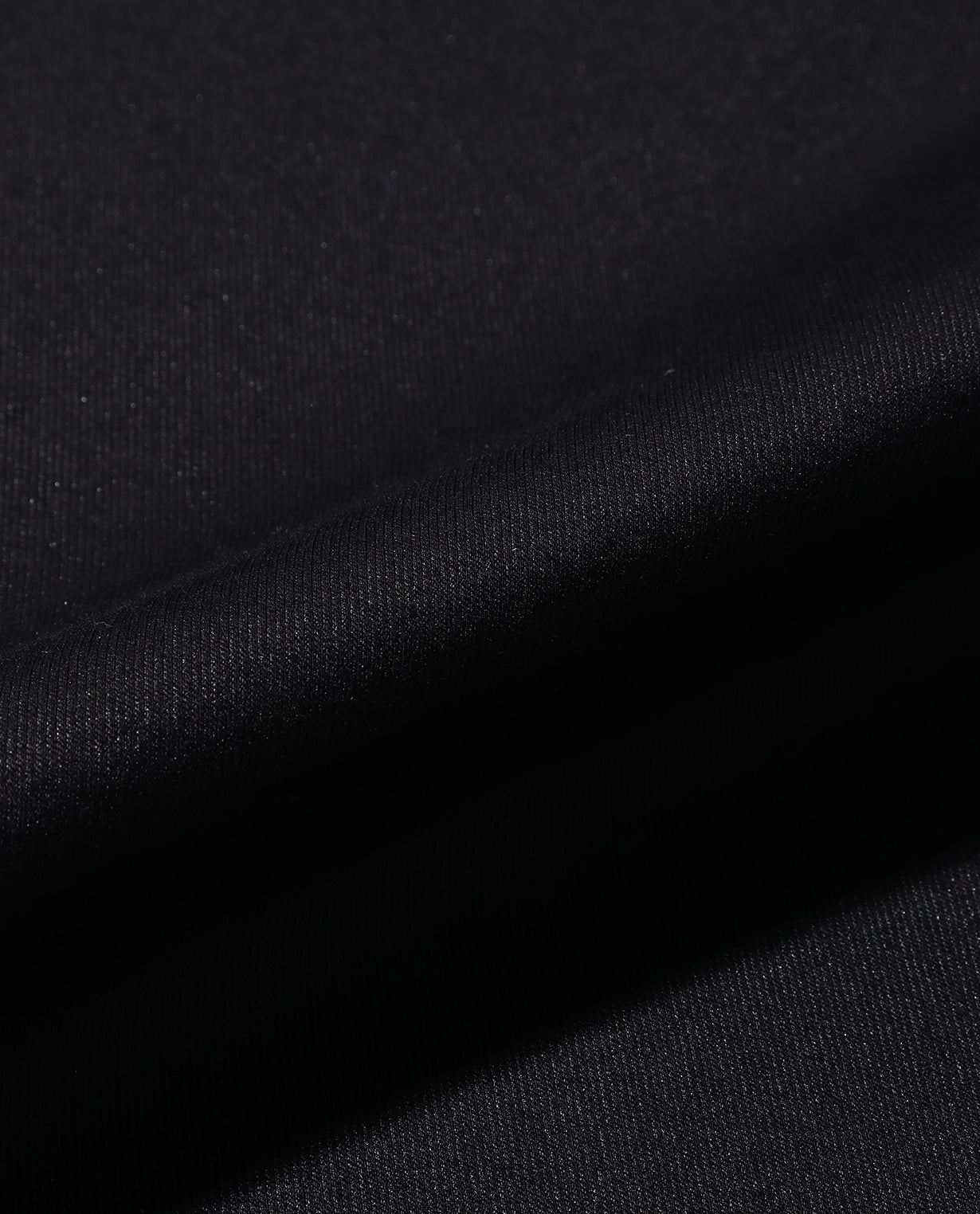 ■ブラック 037_W スムースコットンTシャツ