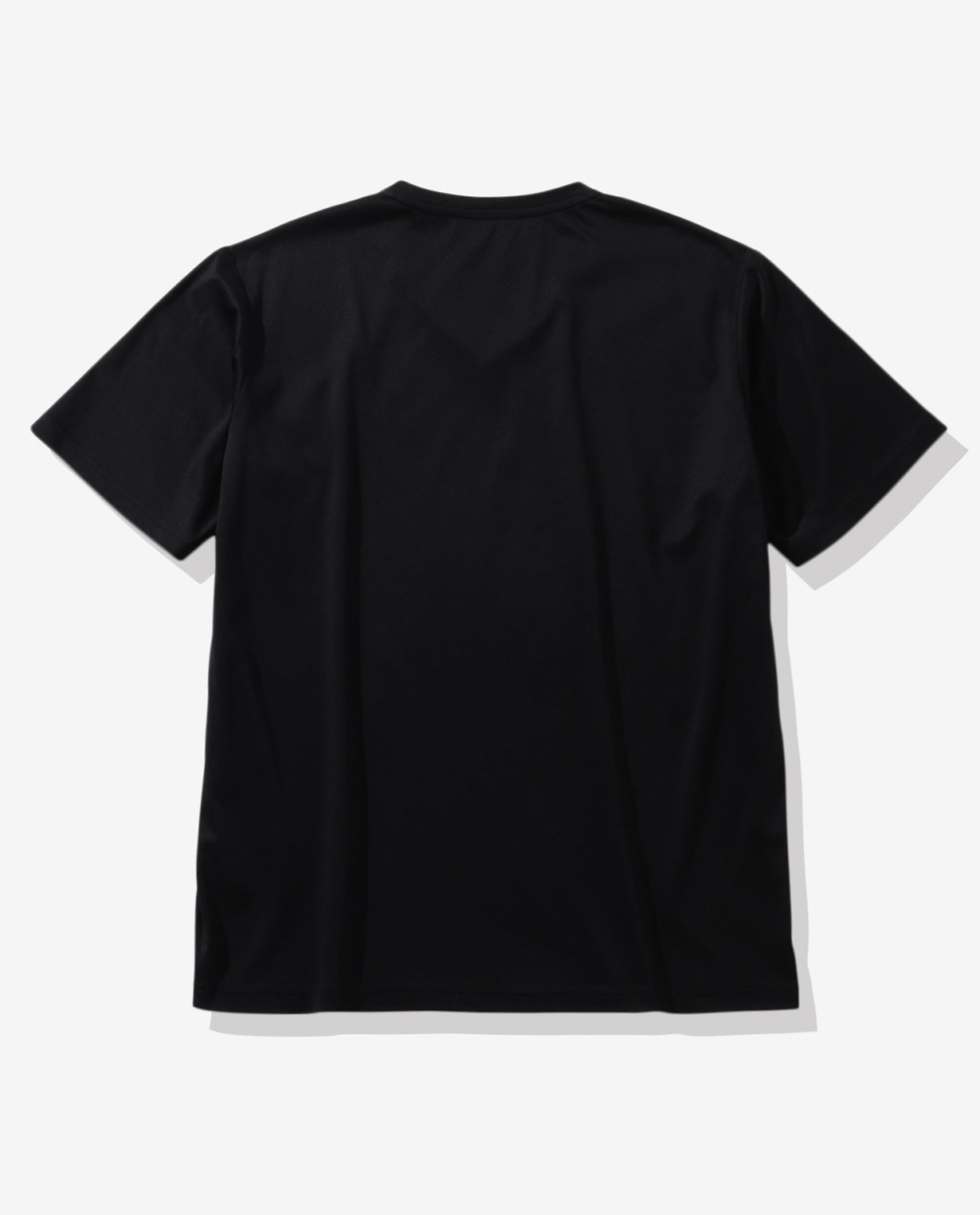 ■ブラック 034_W スムースコットンVネックTシャツ