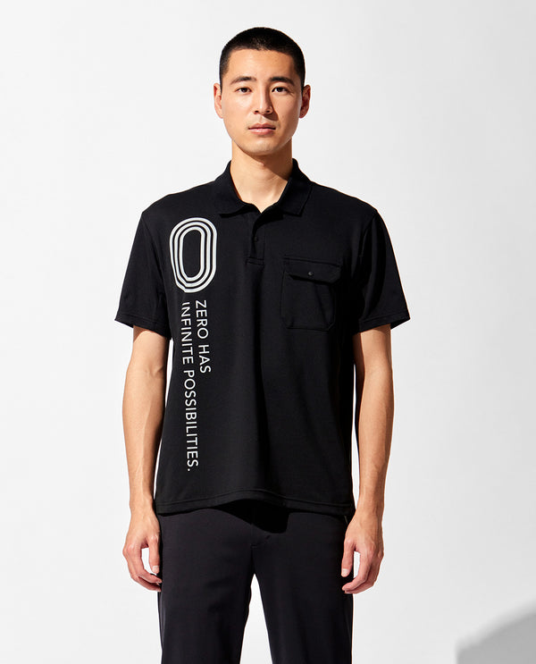 [SALE!] [ONLINE LIMITED] ■ Black 0_050_EG_OS Active Polo Shirt